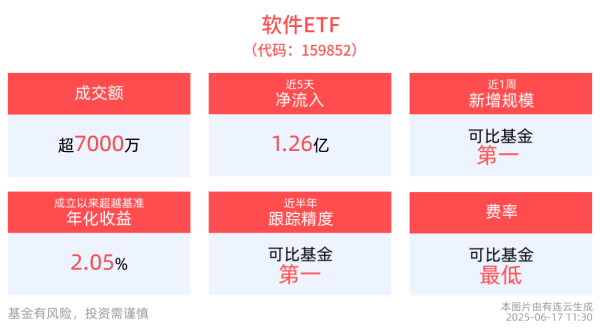 股票配资学习网 生成式AI将加速软件生产力革新，软件ETF(159852)近5日“吸金”1.26亿元